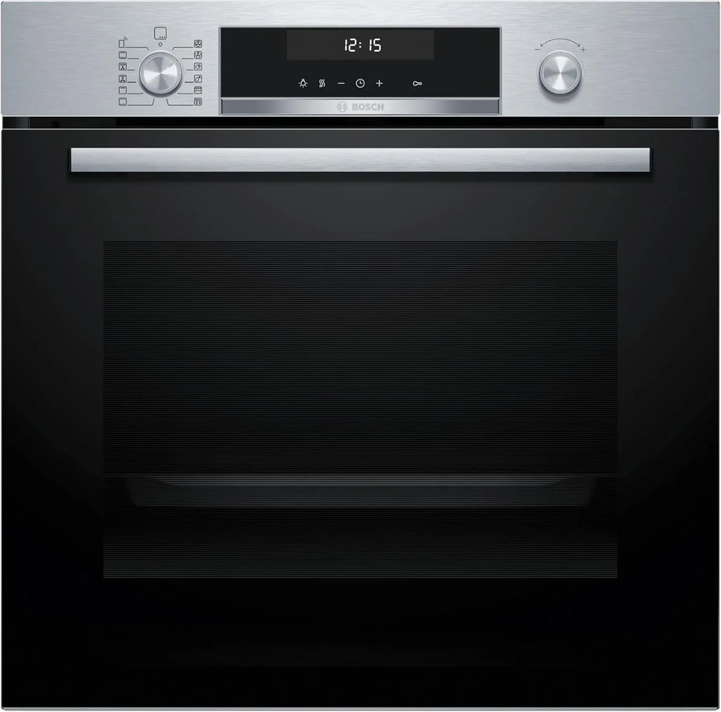 Bosch - Horno multifunción pirolítico, 60 cm. de ancho, Serie 6, Home Connect, 3D Hotair, Autolimpieza, Mandos ocultables, Nergo, HBG578ES7