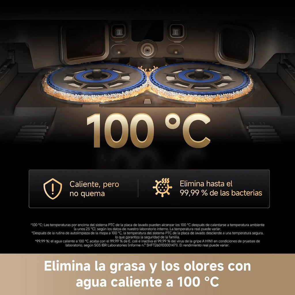 dreame Matrix10 Pro Robot Aspirador, 30.000 Pa, Base Cambio de Mopas