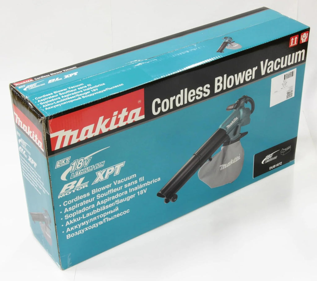 Makita DUB187Z - Aspirador de Hojas con batería (18 V, sin batería, sin Cargador)