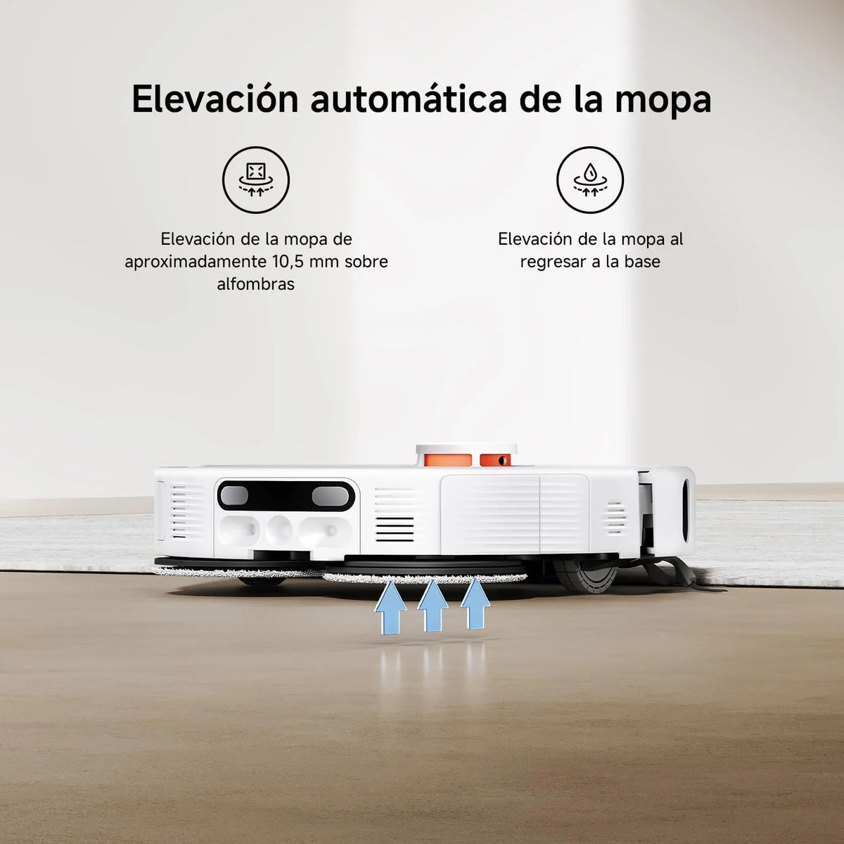 XIAOMI H50 Pro Robot Aspirador con Fregado, 15000Pa, Brazo Extensible