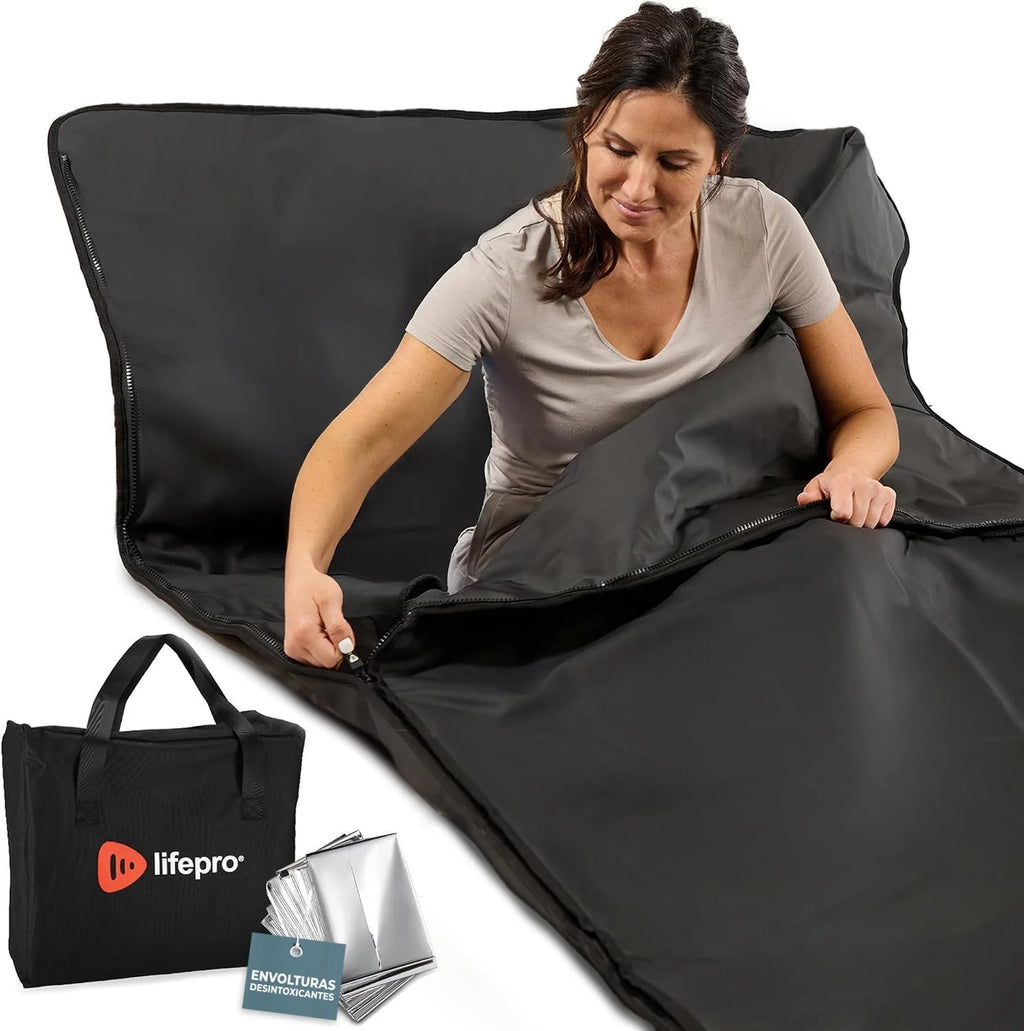 Lifepro Manta Sauna Infrarrojos – 9 Niveles Low EMF Portátil para Casa