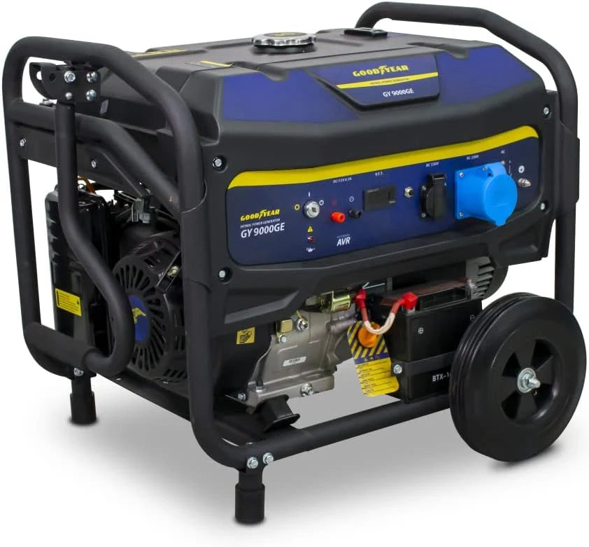 Goodyear - Generador Eléctrico Gasolina 8000W 230V Arranque Eléctrico