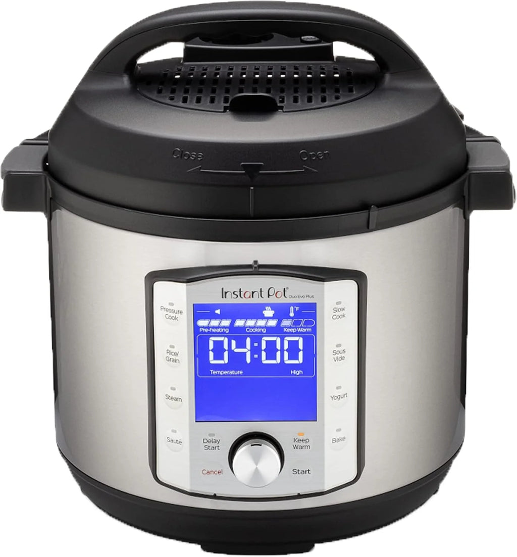 Instant Pot DUO EVO PLUS 7.6L - Olla a presión eléctrica (10 funciones en 1: esterilizador, olla lenta, arrocera, vaporizador)