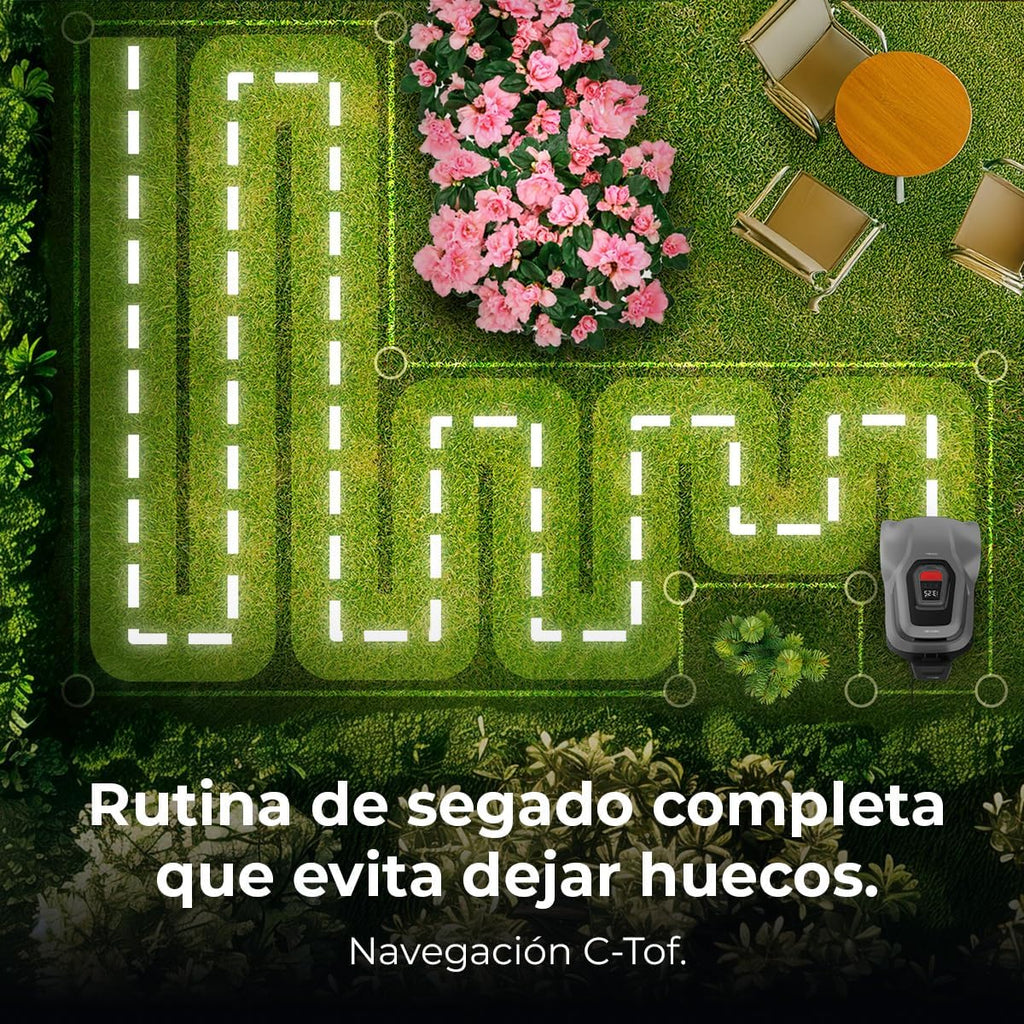 Cecotec Robot Cortacésped - App - 500m² Conga Grasshopper 500 Map Connected