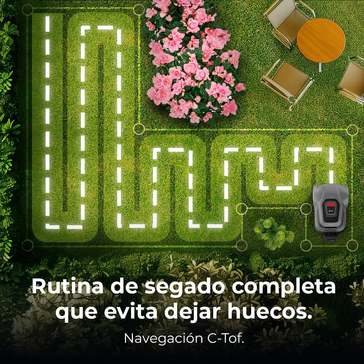 Cecotec Robot Cortacésped - App - 500m² Conga Grasshopper 500 Map Connected