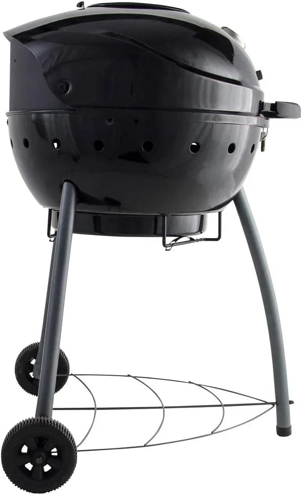 Char-Broil Kettleman Charcoal Barbecue - Kettle Charcoal Grill, TRU-Infrared Technology, Removable Ash Tray - Optimal for Outdoor, Garden & Patio Cooking