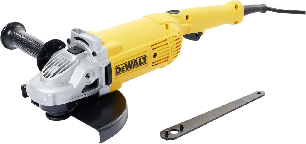 DeWalt DWE492-QS, Amoladora 2.200W, Diámetro de disco 230mm, Velocidad 6.500 rpm, Empuñadura lateral en 2 posiciones, Bloqueo del eje