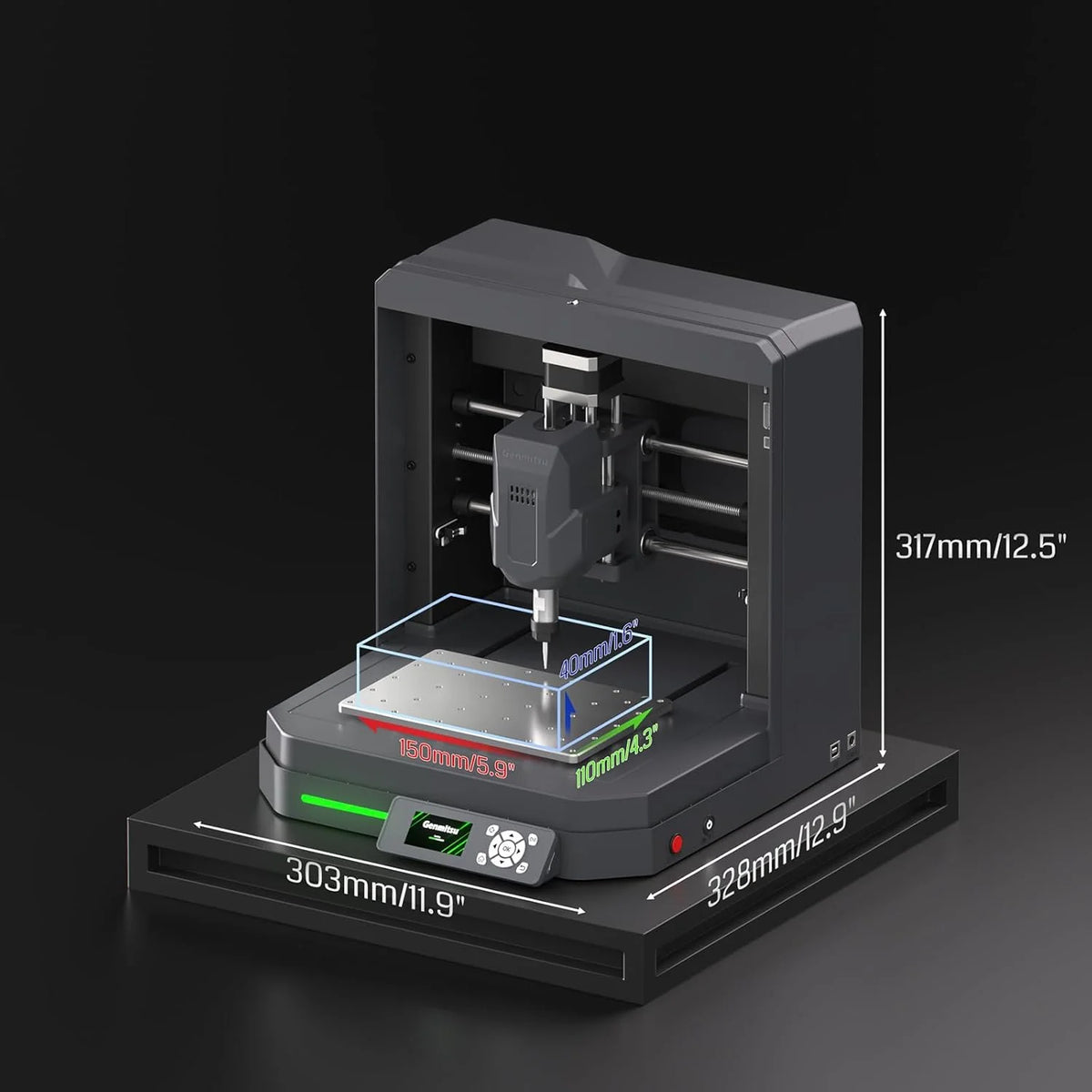 Genmitsu Cubiko Fresadora CNC para PCB, Control WiFi, Sondeo Automático Z