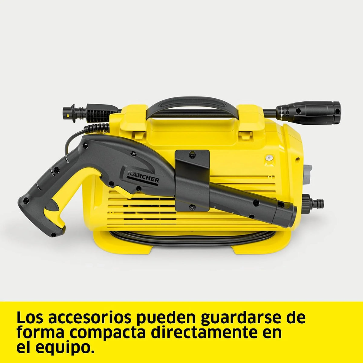 Kärcher Hidrolimpiadora K 2 Horizontal VPS Home, presión: 110 Bar, caudal: 360 l/h, Rendimiento: 20 m²/h, 3,5 kg, Pistola de Alta presión, Vario Power Jet, Kit para el hogar