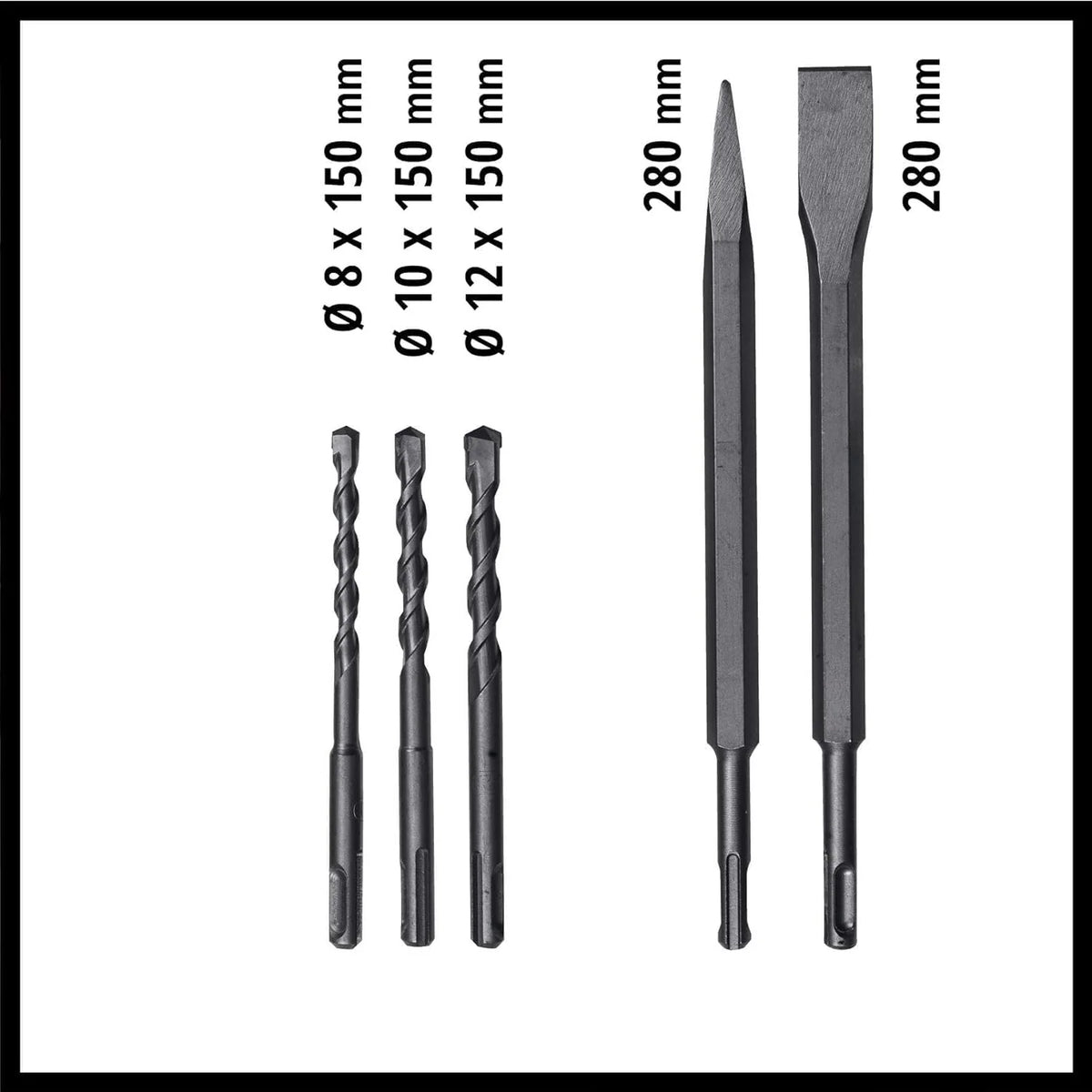Einhell Martillo perforador TE-RH 32 4F Kit