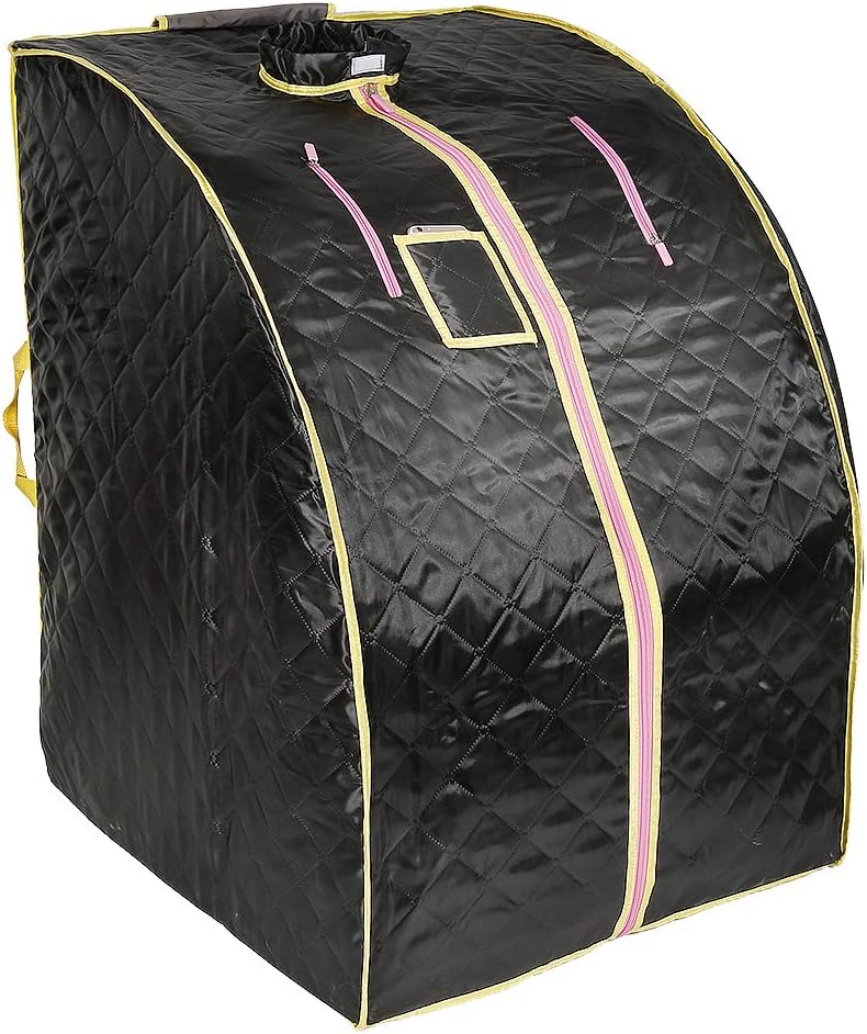 Sauna de infrarrojos portátil - Sauna portátil - Sauna para el hogar - Sauna infrarroja portátil - Para 1 persona Sauna Box interior Calefacción portátil 1000 W - Promueve la circulación sanguínea
