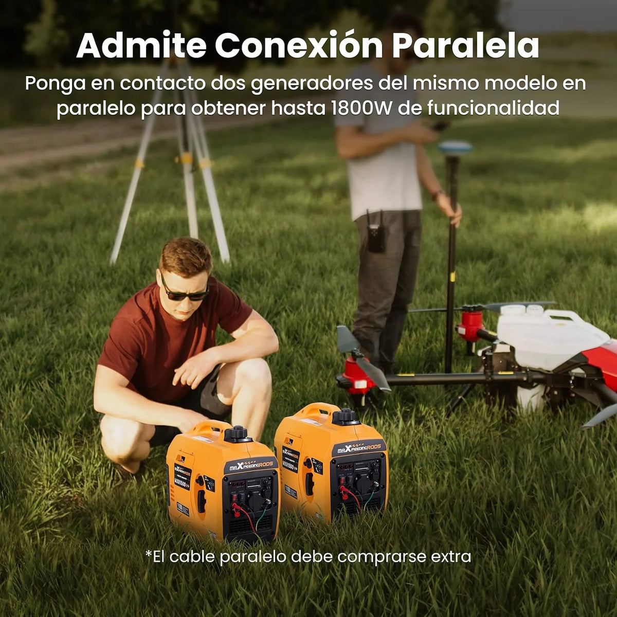 maXpeedingrods 1200W Generatore di Corrente Portatile Leggero 11,5 kg
