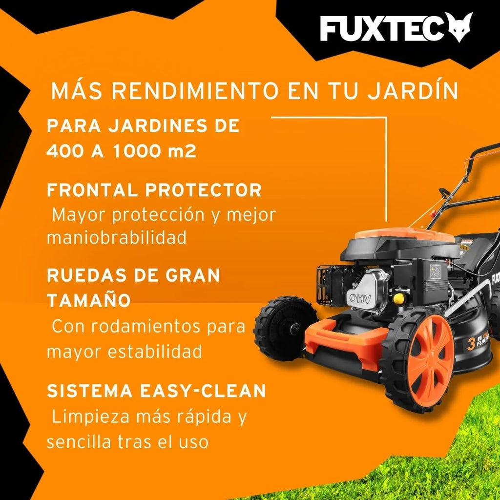 FUXTEC Cortacésped de Gasolina FX-RM4646ECO • 2,6 kW • Corte 46 cm