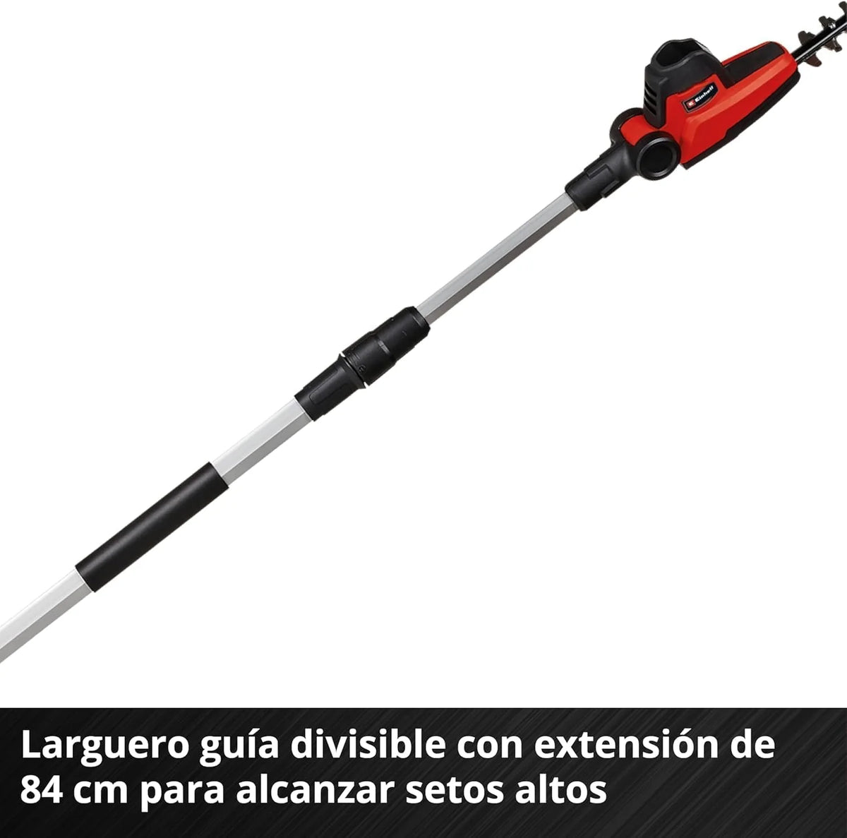 Einhell Cortasetos de Barra con batería GC-HH 18/45 Li T-Solo Power X-Change (Iones de Litio, 18 V, Agarre Principal Giratorio, Cabezal de Motor inclinable en 7 Posiciones, sin batería ni Cargador)