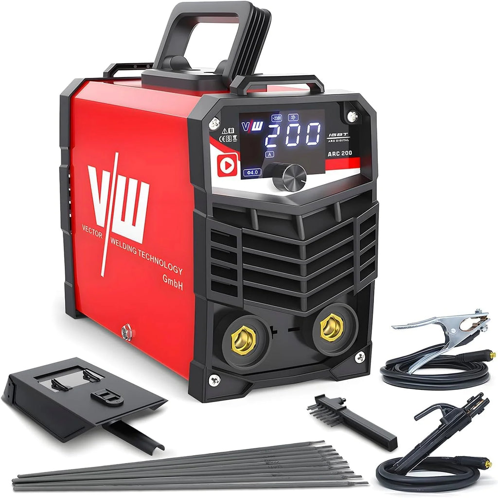 VECTOR WELDING Soldador de Electrodos MMA 200A, Máquina de Soldar Inverter