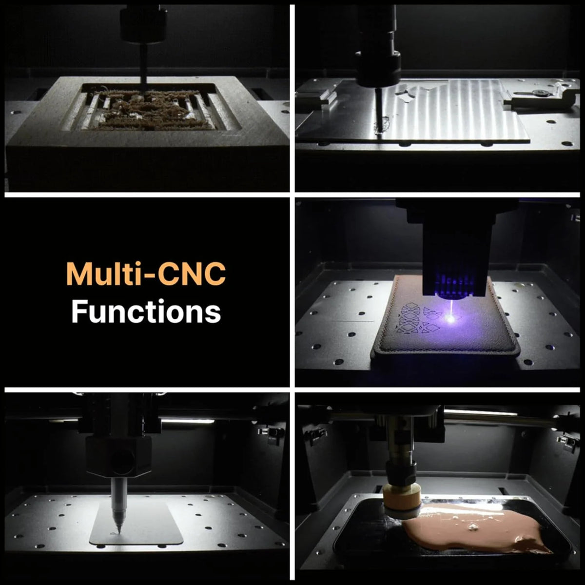 Genmitsu Cubiko Fresadora CNC para PCB, Control WiFi, Sondeo Automático Z