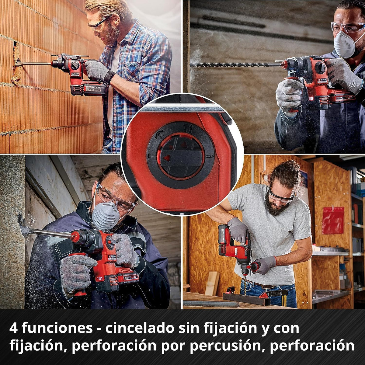 Einhell Professional Martillo perforador con batería HEROCCO 18/20