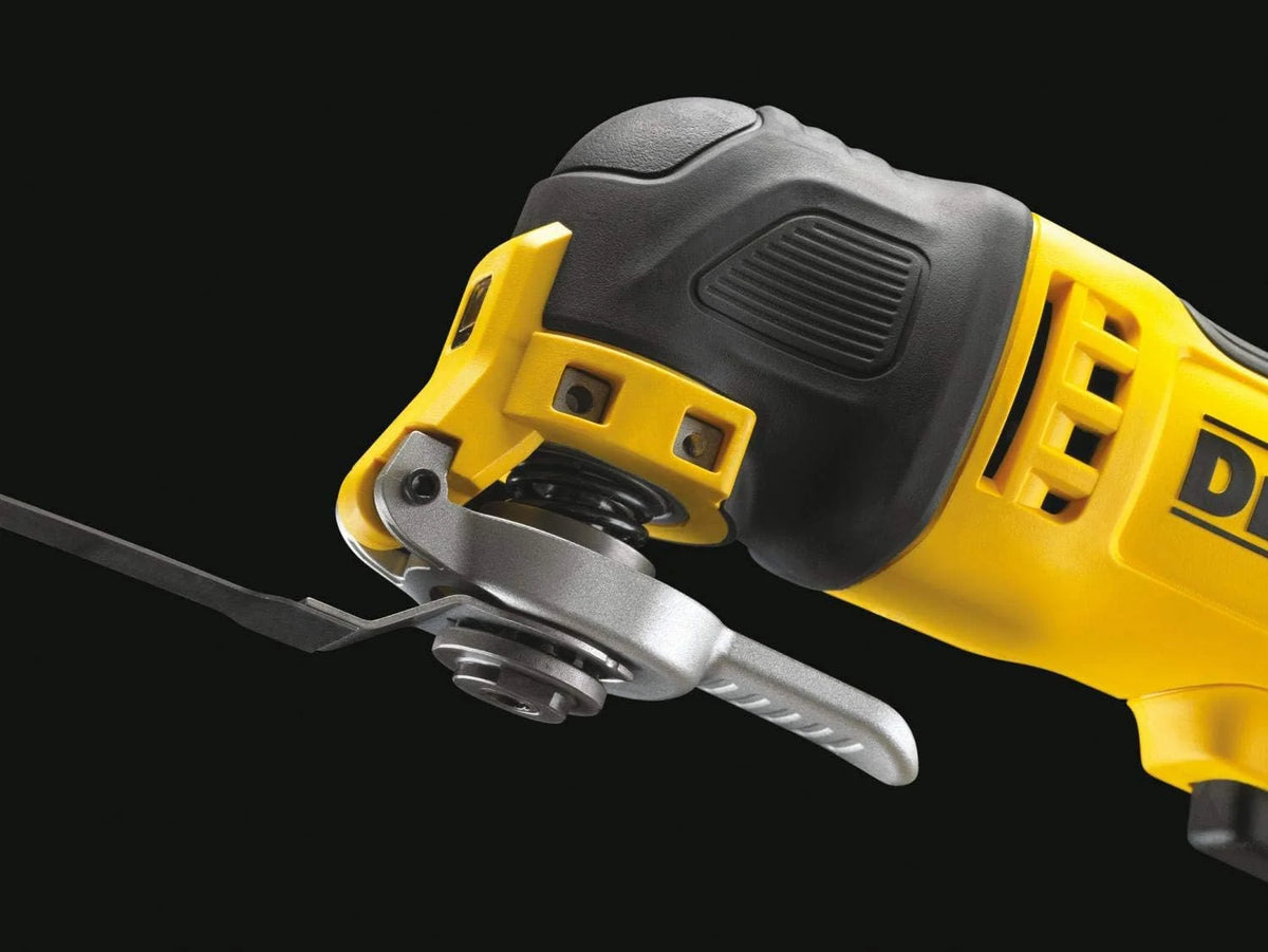 DeWALT DWE315 -Herramienta multifunción oscilatoria QS, Negro/Amarillo