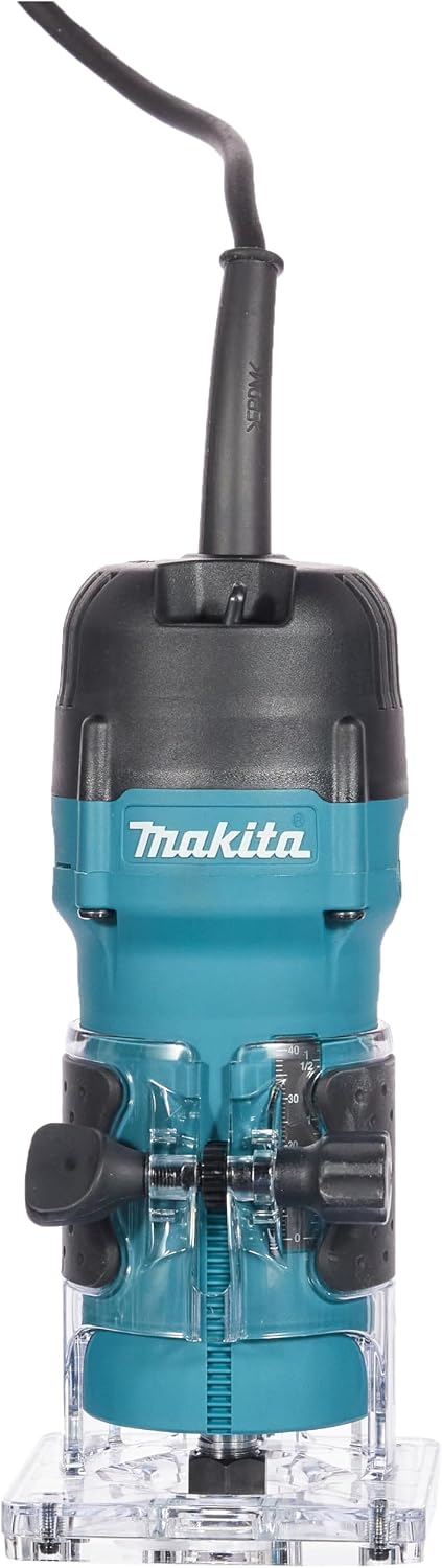 Fresadora 6mm 530W SAR de base recta 3711 MAKITA