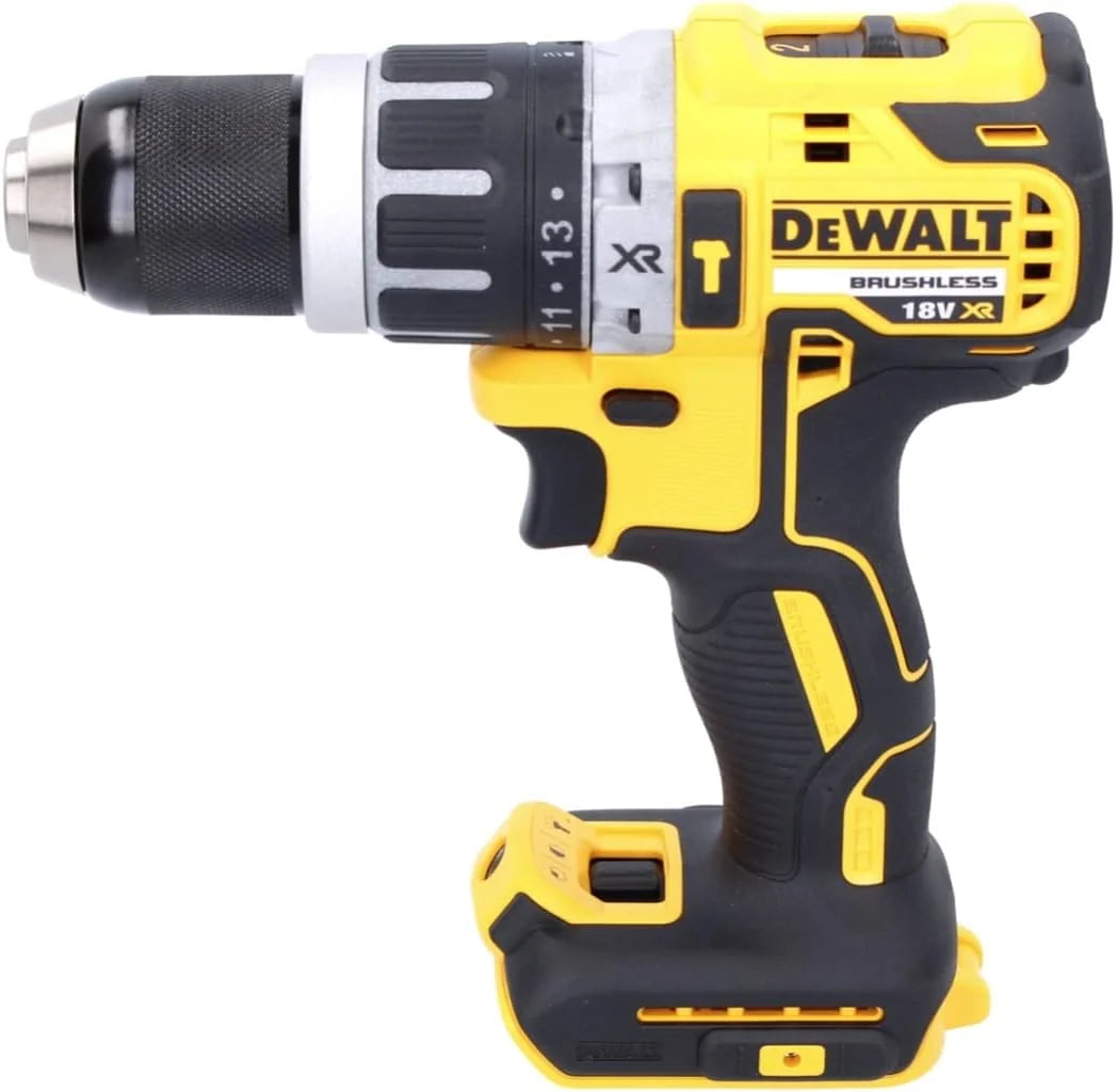 DEWALT DCD796NT-XJ - Taladro percutor sin escobillas XR 18V de 70 Nm, sin cargador/batería con maletín TSTAK