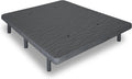 Matnature | Upholstered Base 3D l Stable Wood Structure | Super Resistant Metal Frame | Breathable FreshAir System | Base Height + Legs +/- 30 cm (150 x 190 cm, Grey)