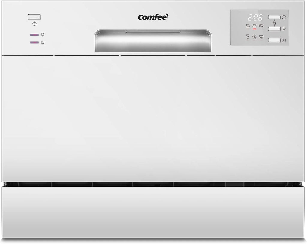 COMFEE' CDWMT0602EWD-EU Lavavajillas Compacto, 6 Cubiertos,6 Programas