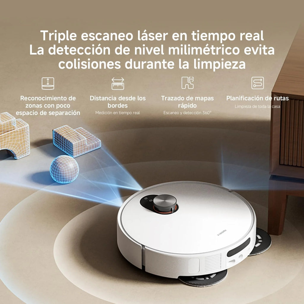 XIAOMI 5 Robot Aspirador con Fregado, 20000 Pa, Navegación DToF