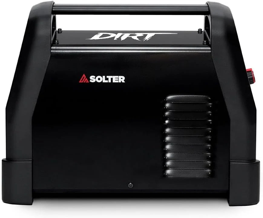 Solter Equipo Inverter de Soldadura DIRT 200A Tecnología TIG/MMA Lift-Arc y Arc-Sense Regulación Digital Precisa Compatible con Electrodos de Aluminio y Generadores Eléctricos