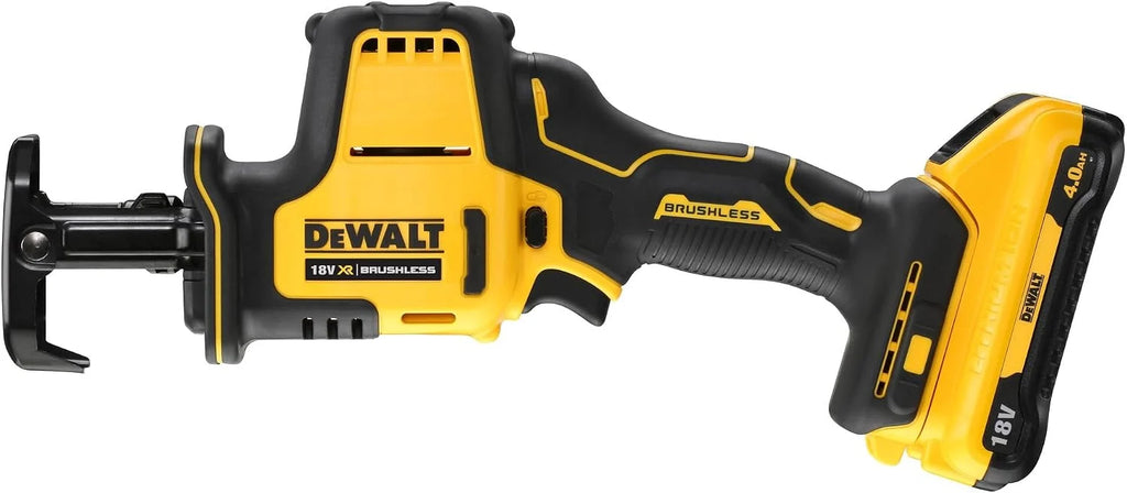 DEWALT DCS369NT-XJ - Mini-Sierra Sable XR 18V, Motor sin escobillas, En caja TSTAK, Sin Batería ni Cargador