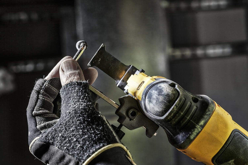 DeWALT DWE315 -Herramienta multifunción oscilatoria QS, Negro/Amarillo