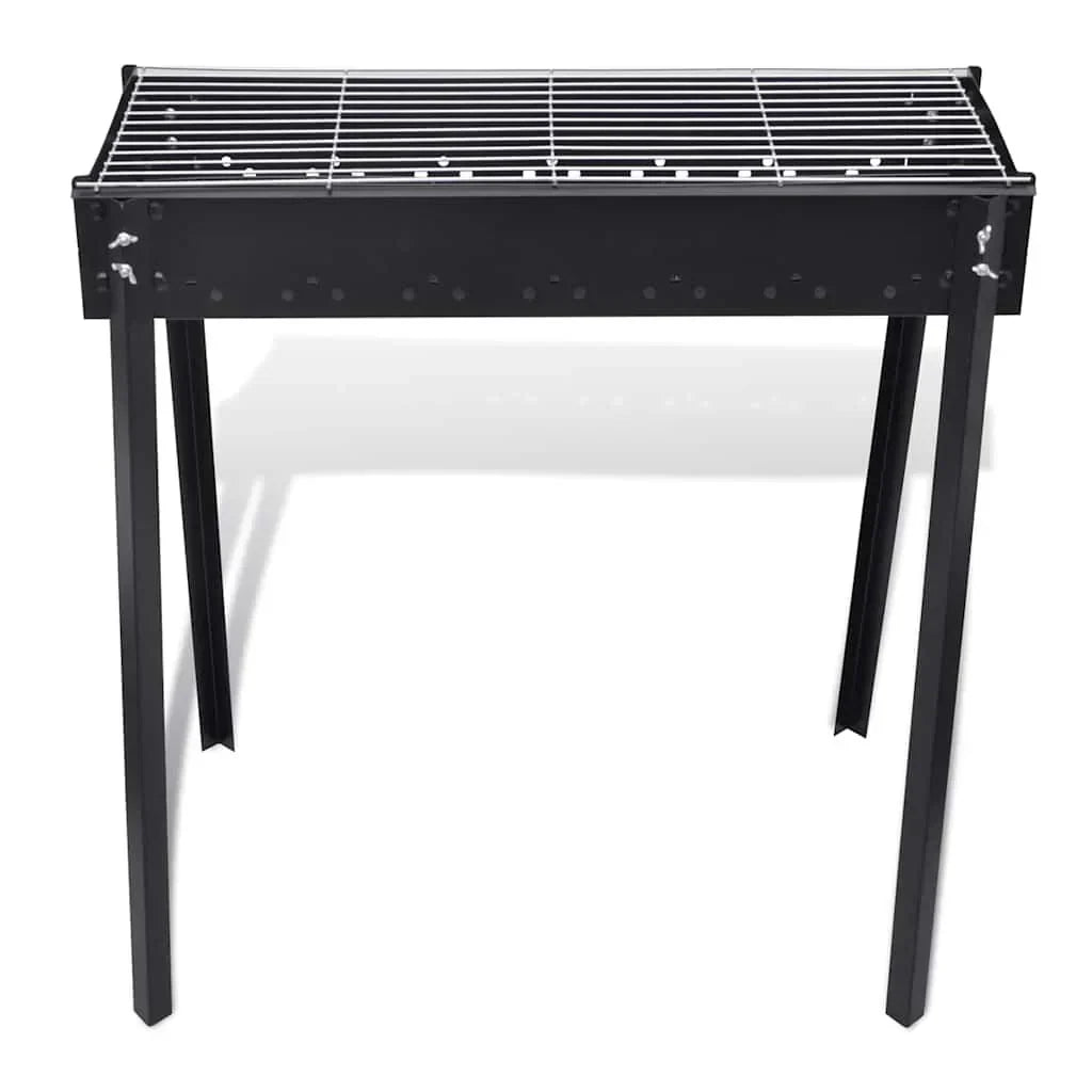 Barbacoa De Carbón Cuadrada Con Soporte Vidaxl