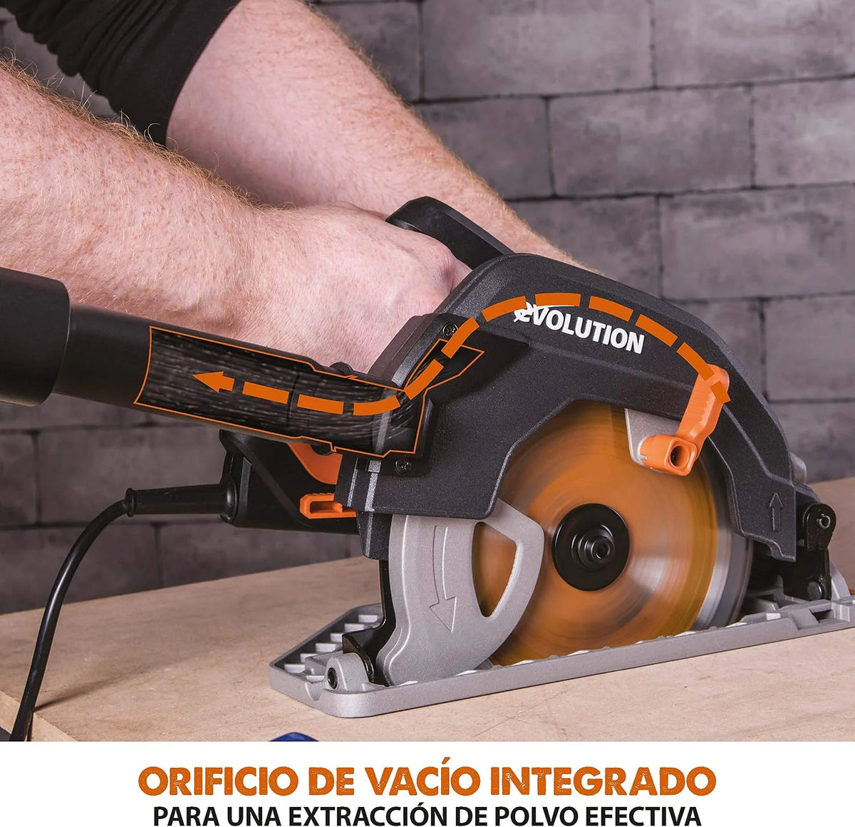 Evolution Power Tools - R185CCS Sierra circular multimaterial, 185 mm 230 V