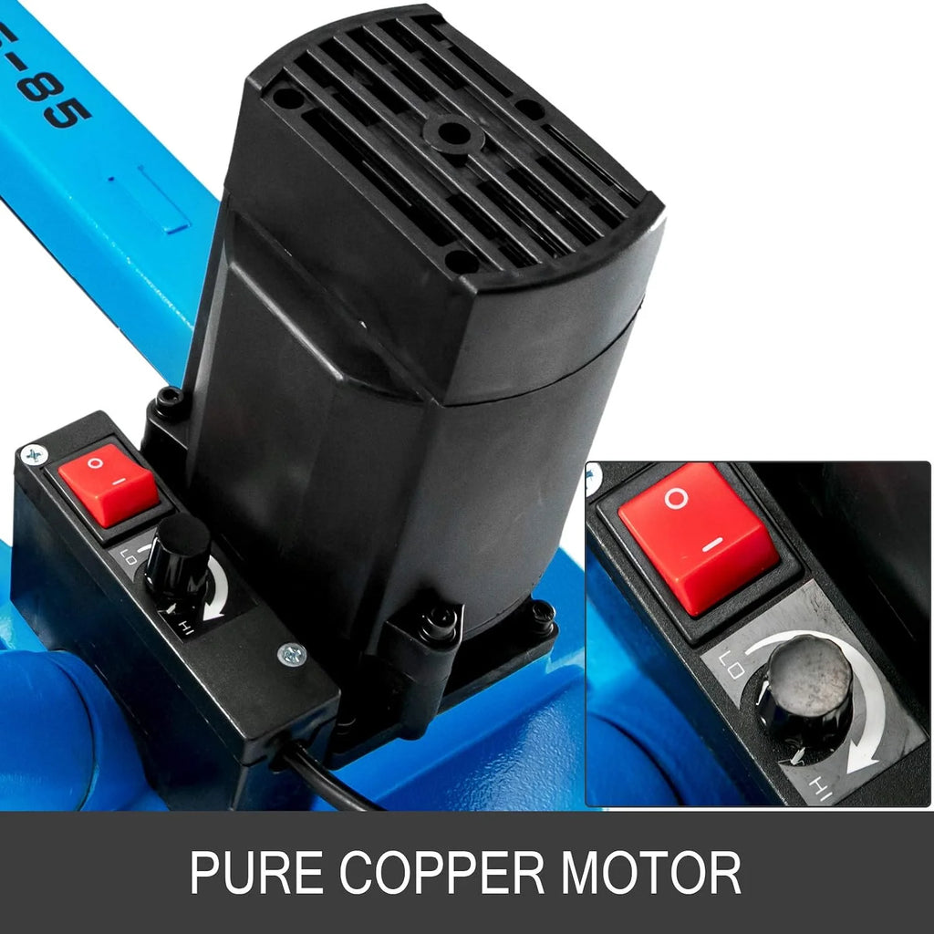 VEVOR Sierra de cinta de metal sierra de cinta 1000W adecuada para trabajos de corte de madera/vidrio/metal