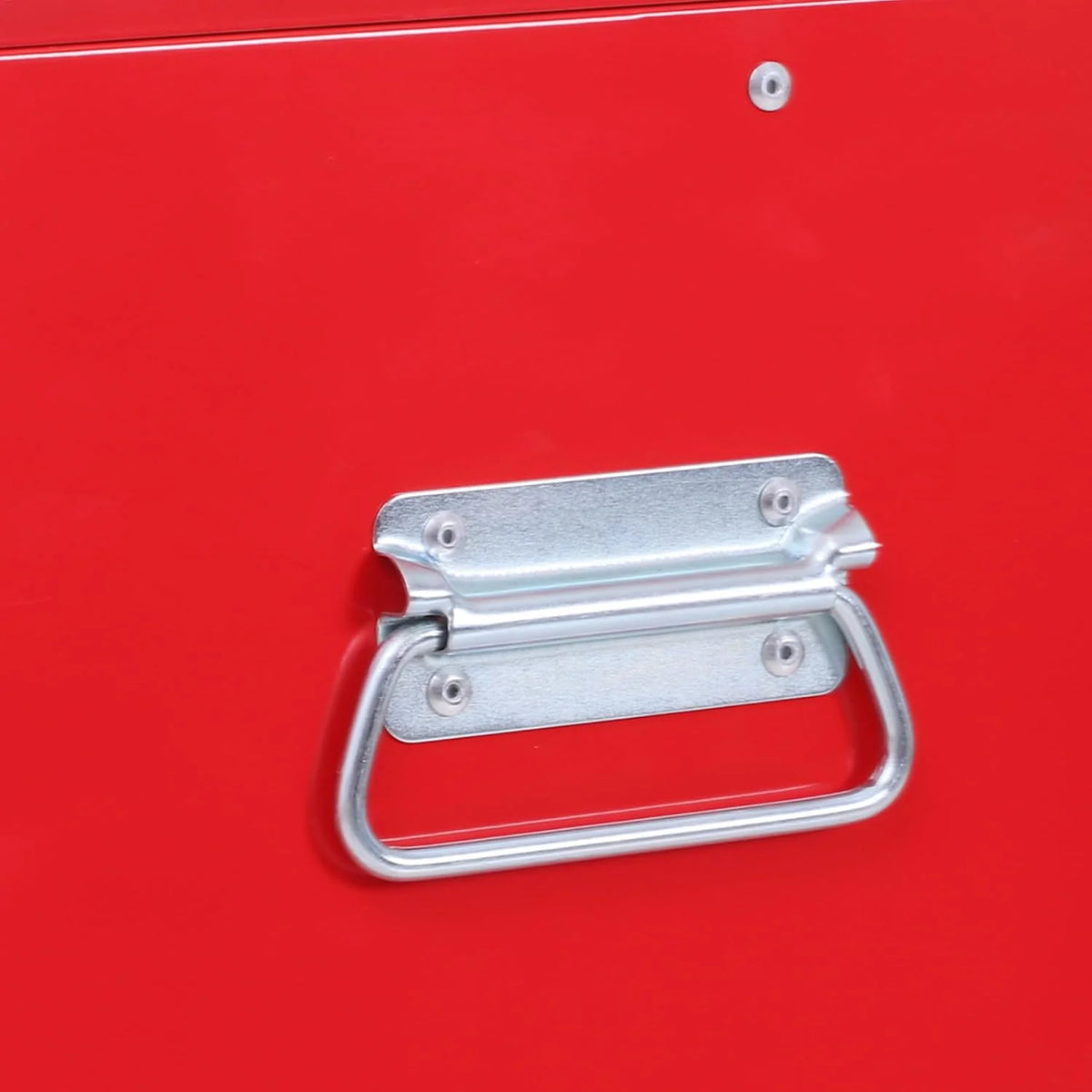HOMCOM Carro de Herramientas con Baúl Superior 2 en 1 Carro de Taller Rojo