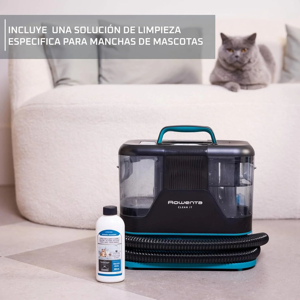 Rowenta Clean It, Aspiradora tapicerías 750 W, 7 Acc, Hasta 13,5 kPa