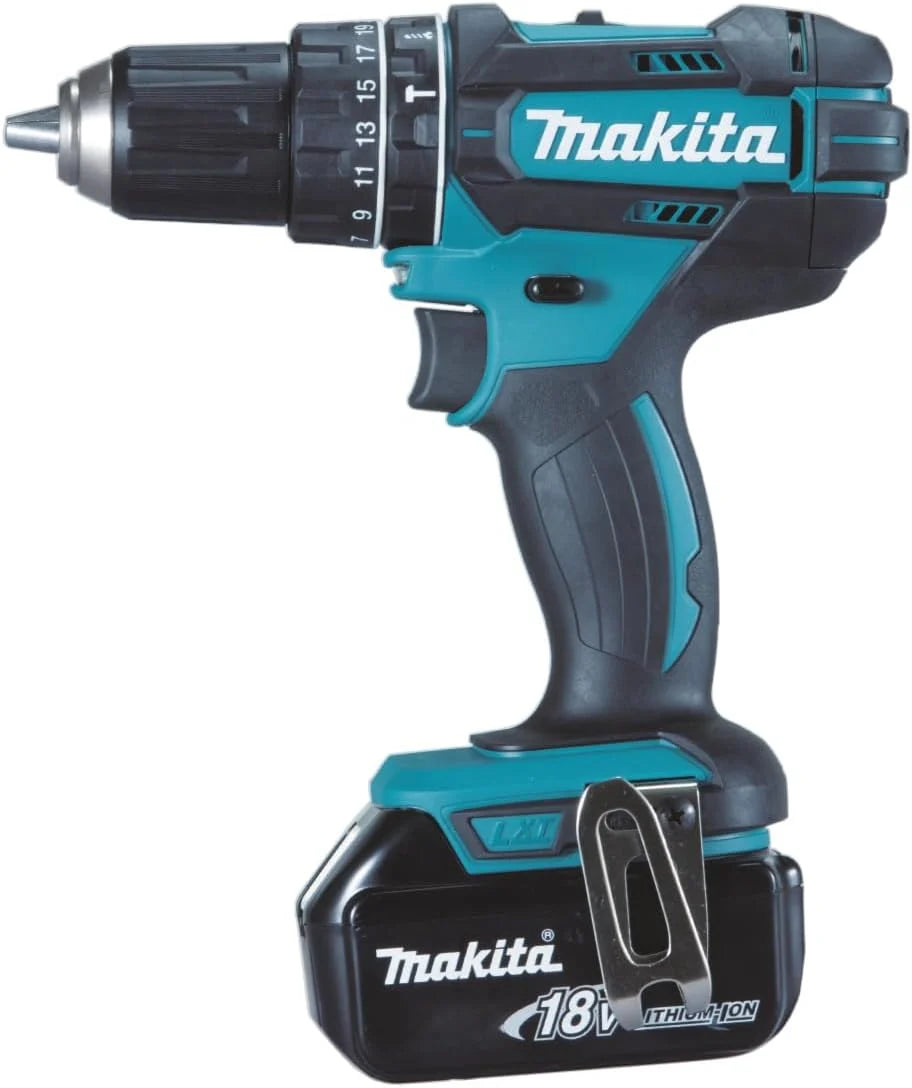 Makita DHP482RFX9 Batería Taladro 18V LXT 62Nm 2x3.0Ah MAKPAC 92 Accesorios
