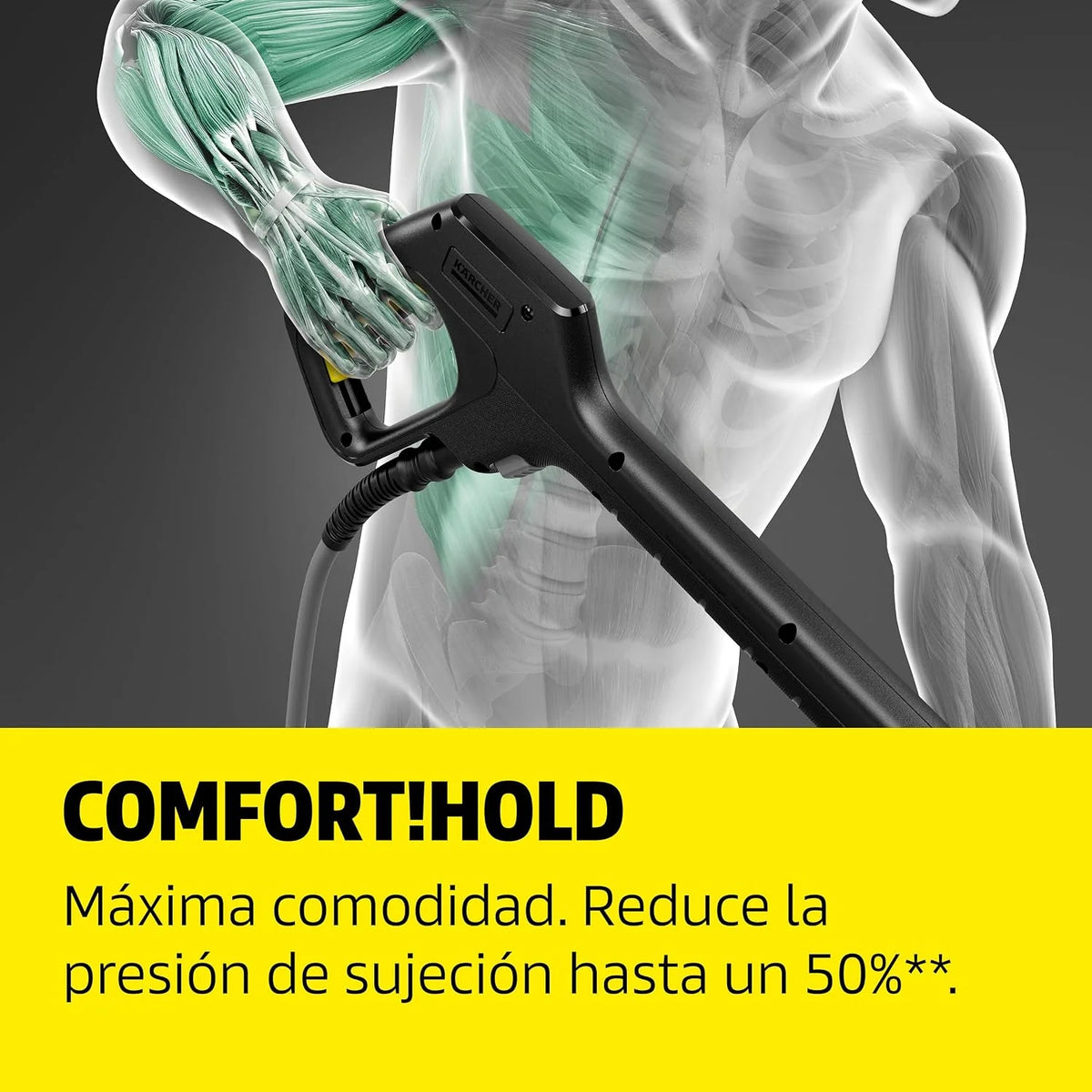 Kärcher hidrolimpiadora K 5 Comfort Premium, presión: 145 Bar, caudal: 500 l/h, Superficie: 40 m²/h, Manguera de Alta presión Extra Flexible, enrollador de mangueras, Multi Jet 4 en 1