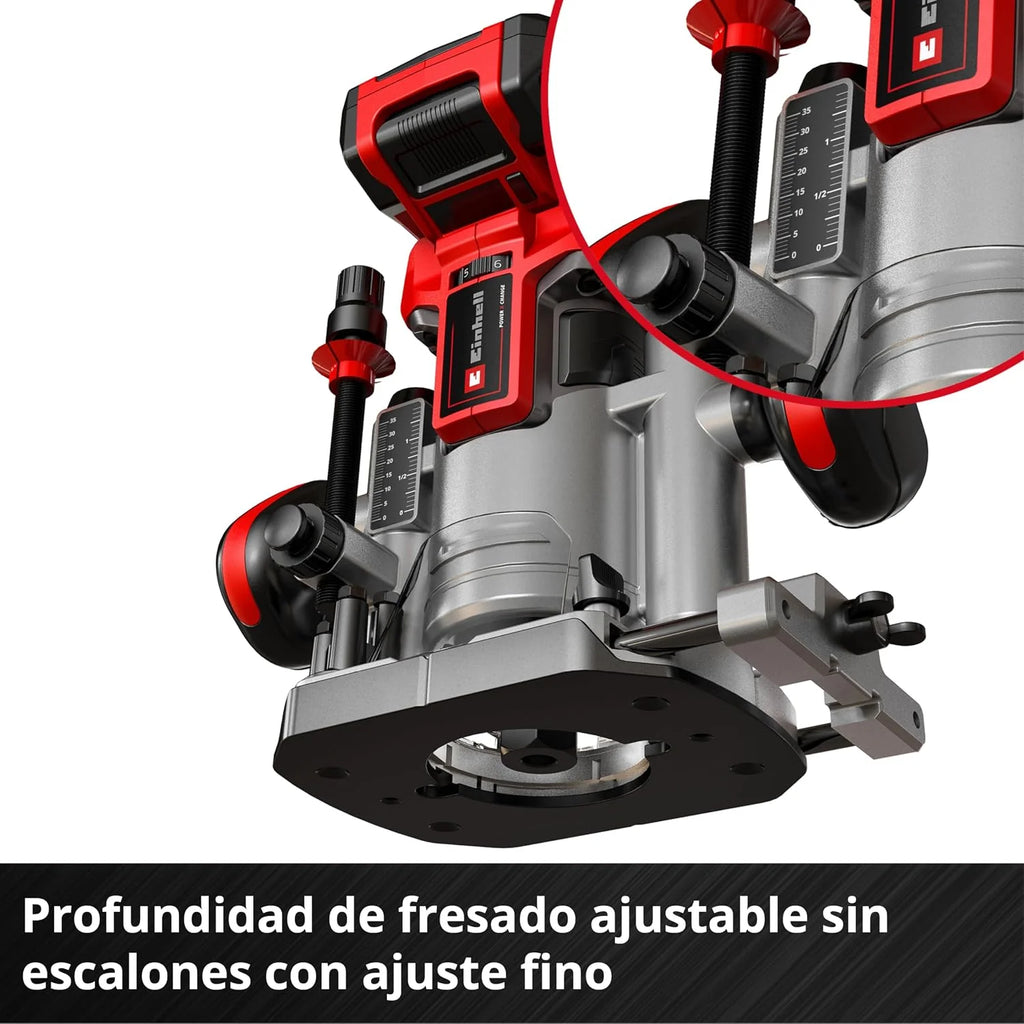 Einhell Professional Fresadora superficie/cantos TP-RO 18 Set Li BL-Solo