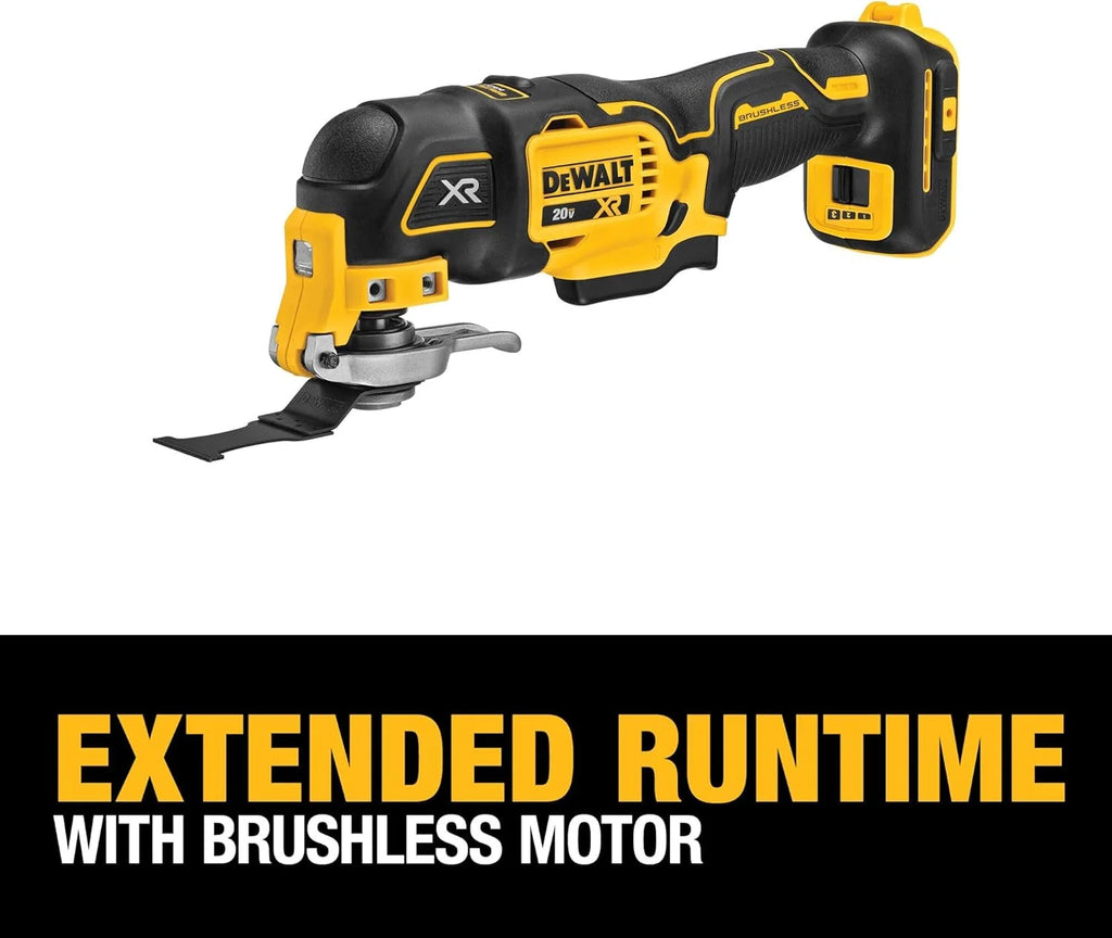 DEWALT Multiherramienta oscilante Max XR de 20 V, velocidad variable, solo herramienta (DCS356B)