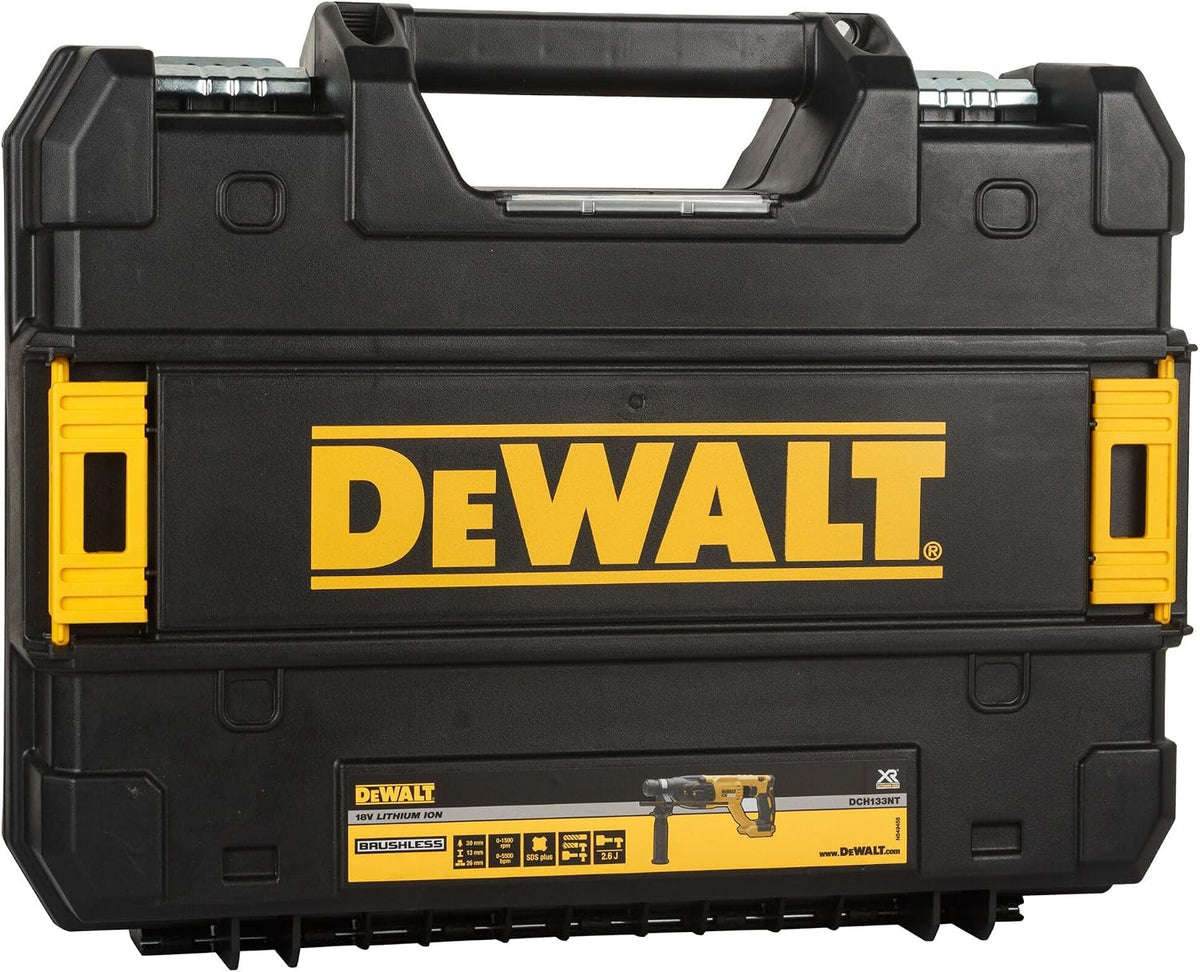 DEWALT Martillo SDS Plus 26 mm sin escobillas 18V XR, DCH133NT-XJ