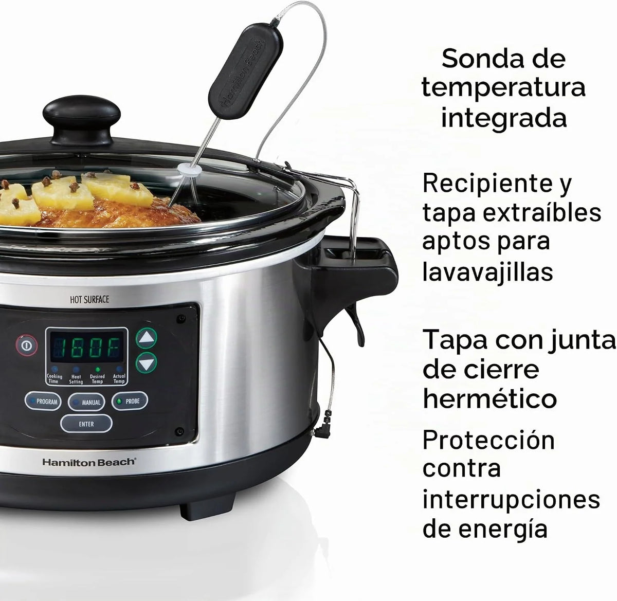 Hamilton Beach 33969A Olla de - Cocción Lenta