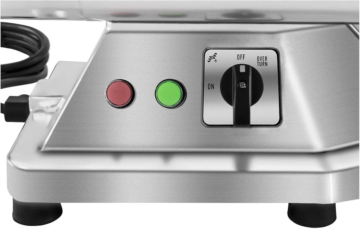 Royal Catering Picadora de carne Électrica Profesional RCFW 220 Expert (220 kg/h, 1100 W, 230 V, 2 Cuchillas, 4 Discos perforados)
