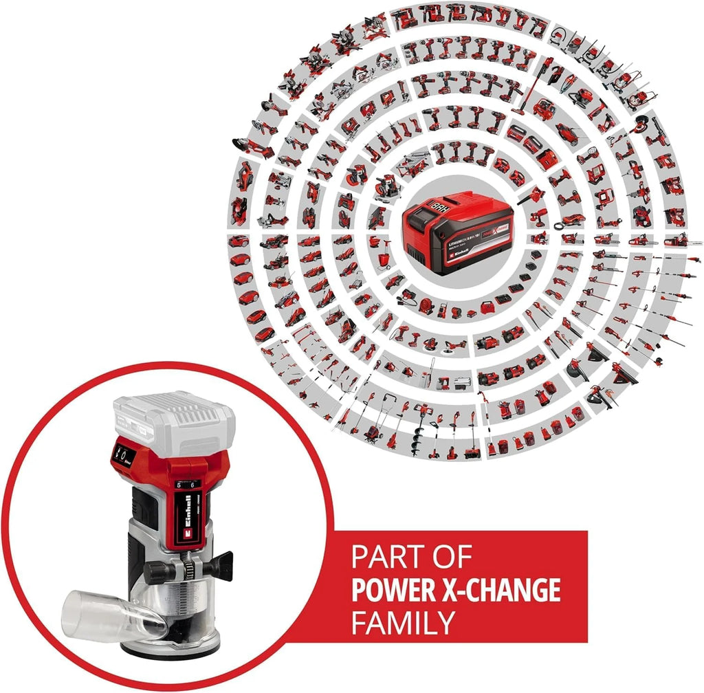 Einhell Professional Fresadora de cantos a batería TP-ET 18 Li BL-Solo