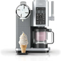 Ninja CREAMi Scoop & Swirl Ice Cream Maker and Ice Cream Yogurt Maker with 2 Tubs, 13 Functions, Makes Ice Cream, Creamy Ice Cream, Gelato, Sorbet, Smoothie and More, Bonus Option, Silver, NC701EU