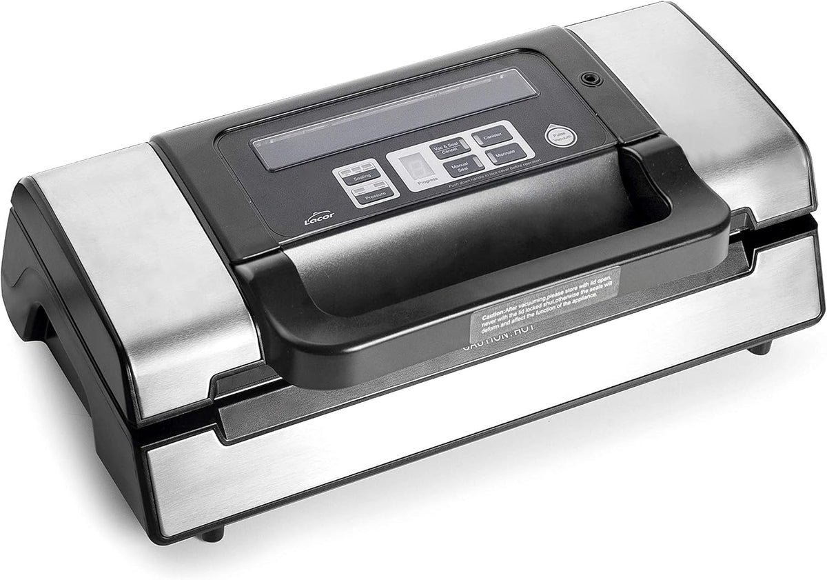 Lacor 69353 - Máquina de vacío Efficient, Doble bomba, Doble barra, 130 W