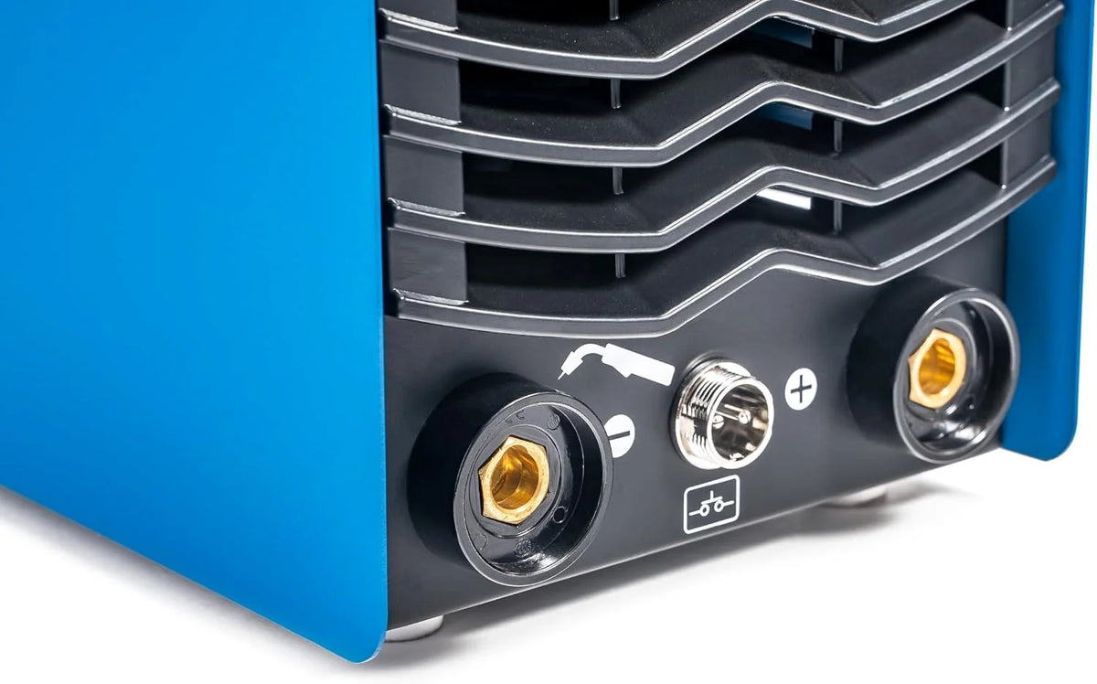 IPOTOOLS FLUX-135 - Estación de soldadura (135 A, FLUX-135 A, estación de soldadura inverter sin gas para estación de soldadura de alambre con relleno de 0,8 mm o 1,0 mm con MMA/IGBT/230 V/7 años de