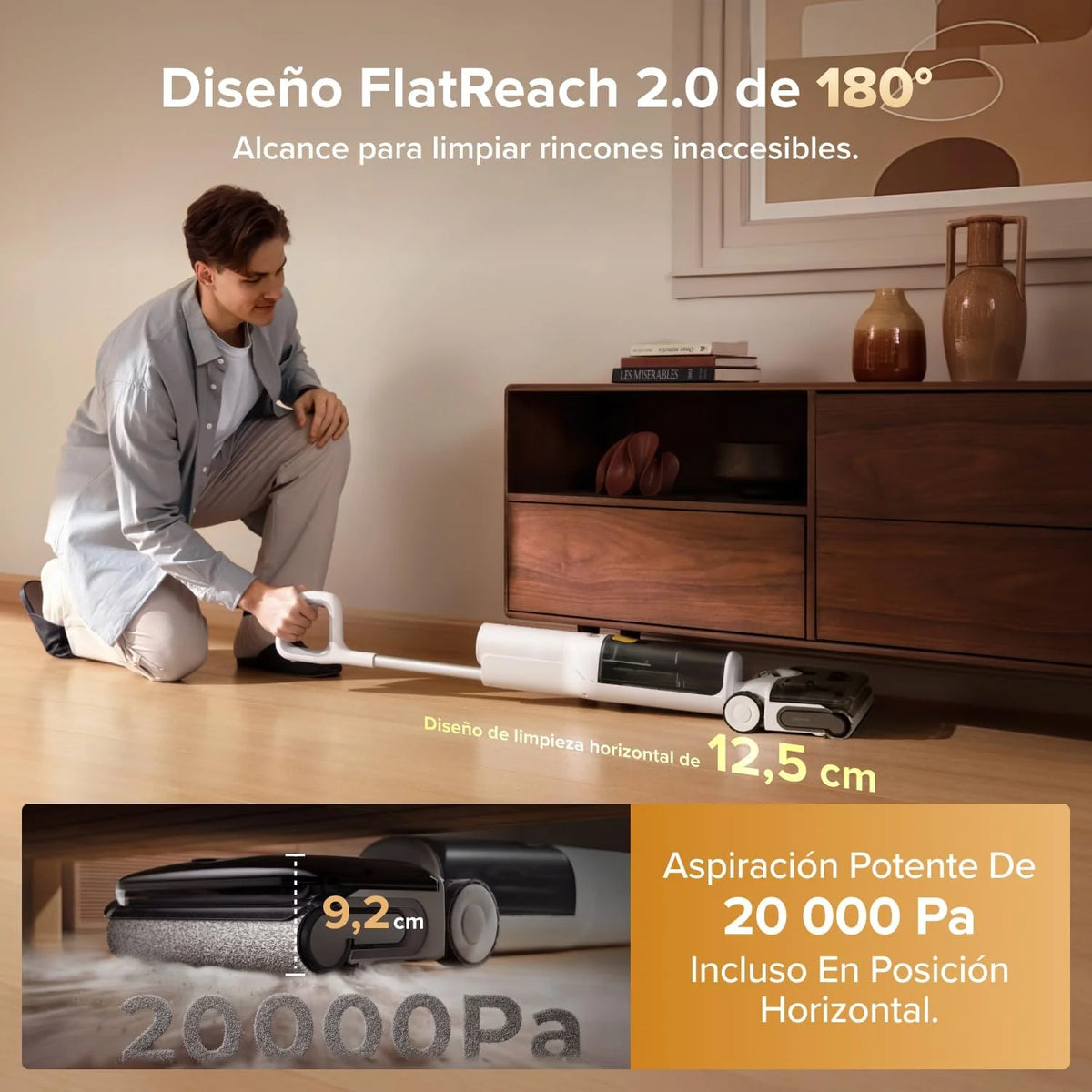 roborock F25 GT Gen 2 Aspiradora en Seco y Húmedo de 20.000 Pa