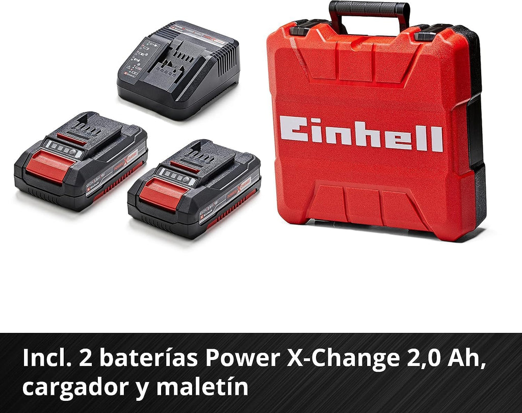 Einhell Professional Taladro percutor con batería TP-CD 18 Li-i BL Kit