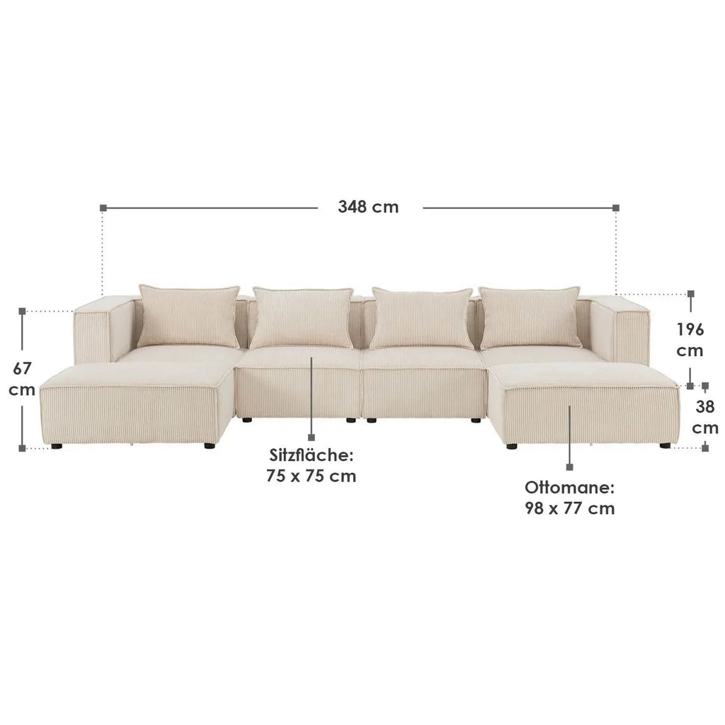 2025 Sofá modular Domas XXL – salón modulable