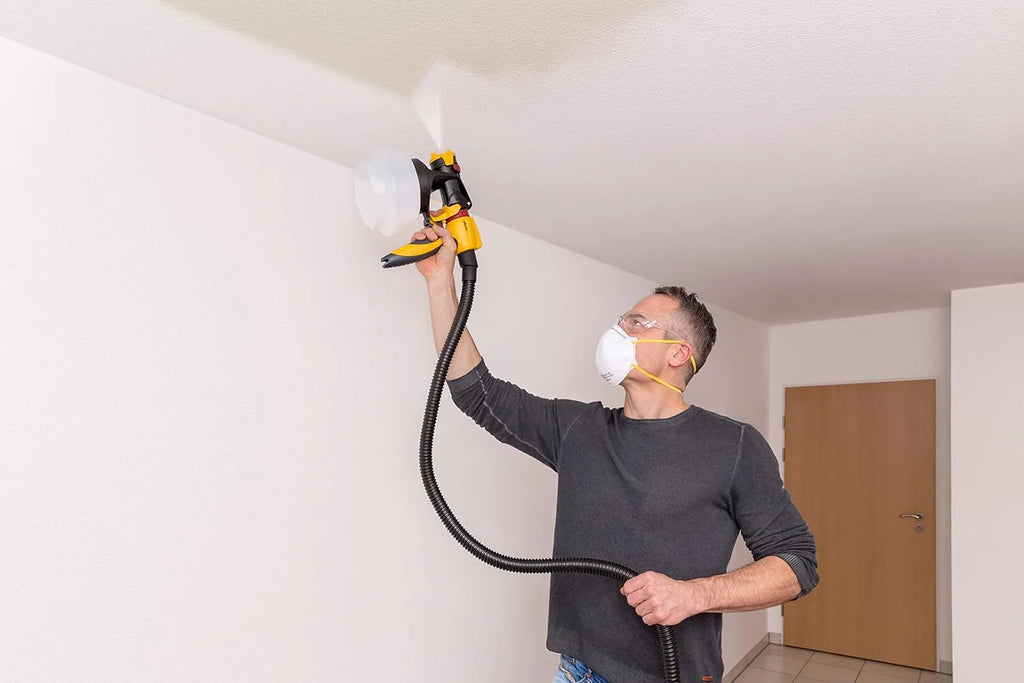 WAGNER pulverizador de Pintura W 690 FLEXiO par plásticas/látex, Barnices y esmaltes, Interiores y Exteriores, 15 m²-6 min, depósito 1800 ml/800 ml, 630 W, Manguera 3,5 m